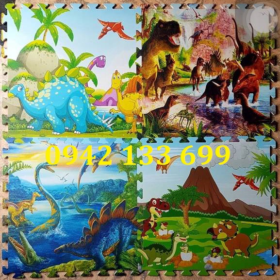 Thảm Xốp Lót Sàn Hình Khủng Long Thảm Xốp Lót Sàn Hình Khủng Long